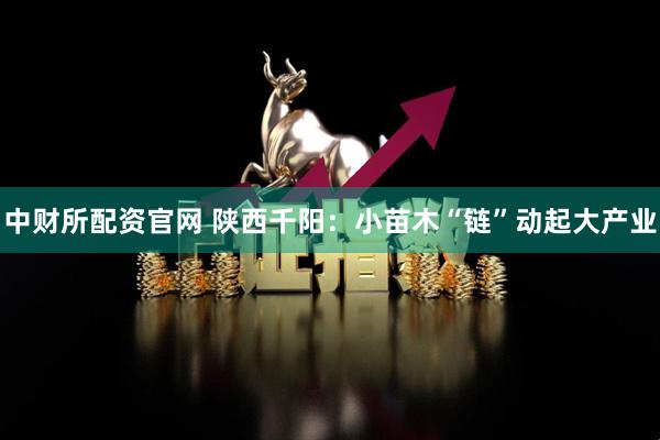 中财所配资官网 陕西千阳：小苗木“链”动起大产业