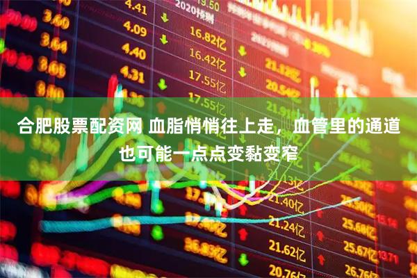 合肥股票配资网 血脂悄悄往上走,血管里的通道也可能一点点变黏变窄